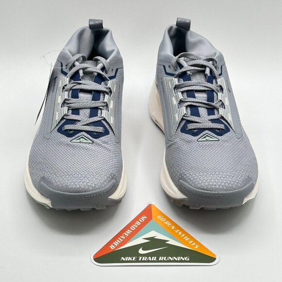 Men's Nike React Pegasus Trail 5 Gore-Tex Cement Grey FQ0908-006 VNDS Sz 7 NEW - Picture 3 of 12